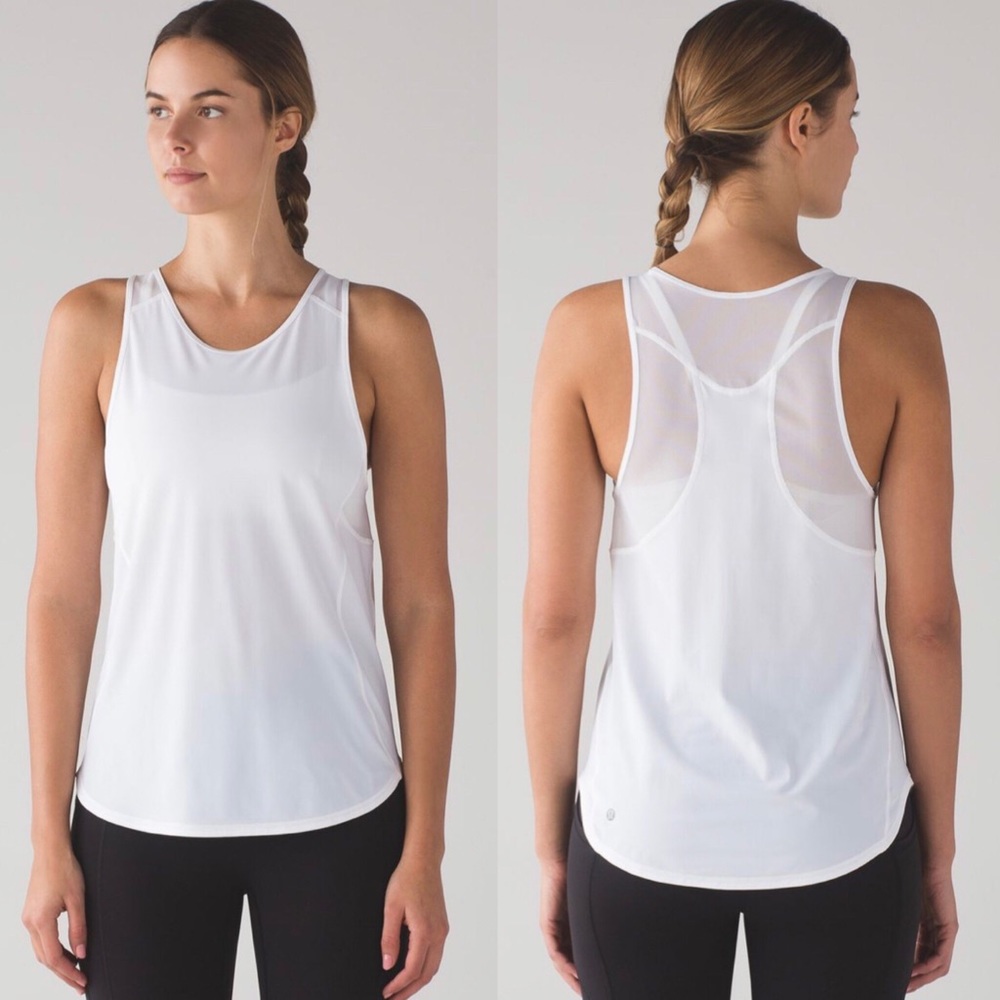 LULULEMON Sculpt Tank II White 10
